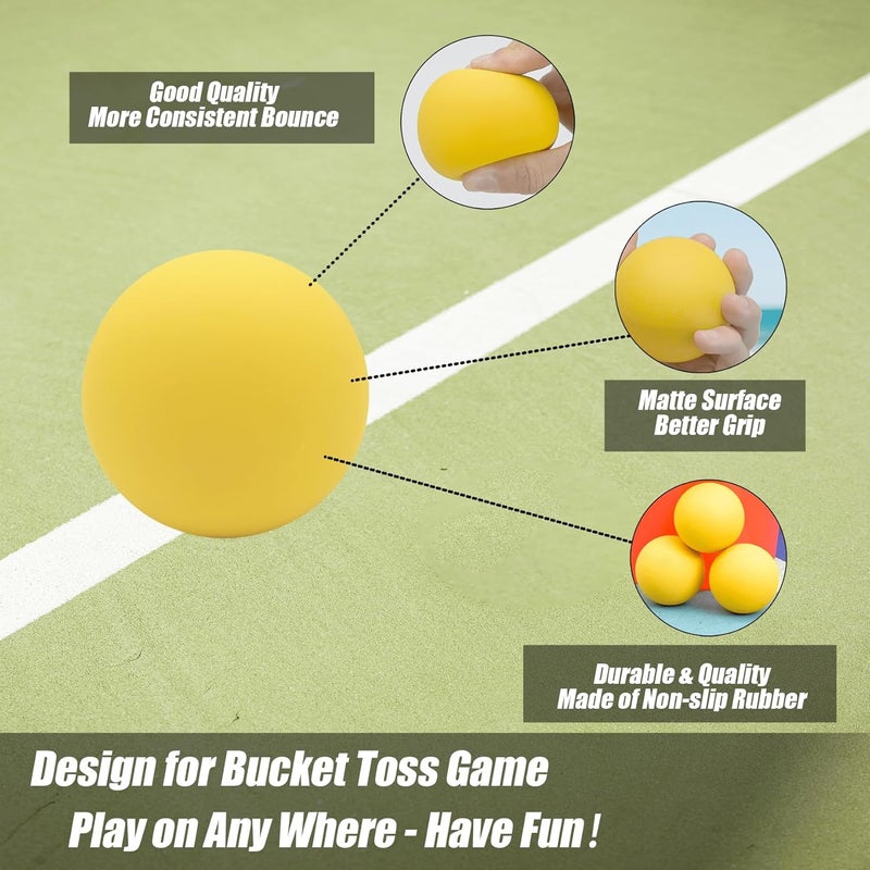 Viminston Bucket Toss Replacement Balls 3 Pack for Outdoor Yard Game - Image 4